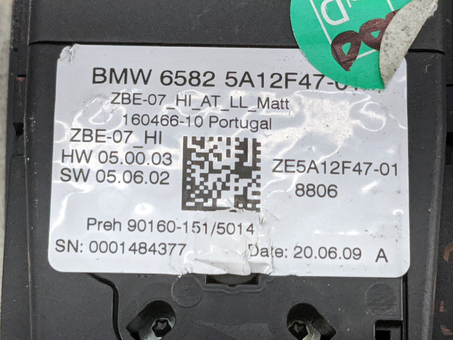 2020 Bmw M340i Radio AM FM Cd Player Receiver Replacement P/N:65825A12F47 ZE5A12F47-01, ZBE-07 Fits Fits 2019 2021 OEM Used 