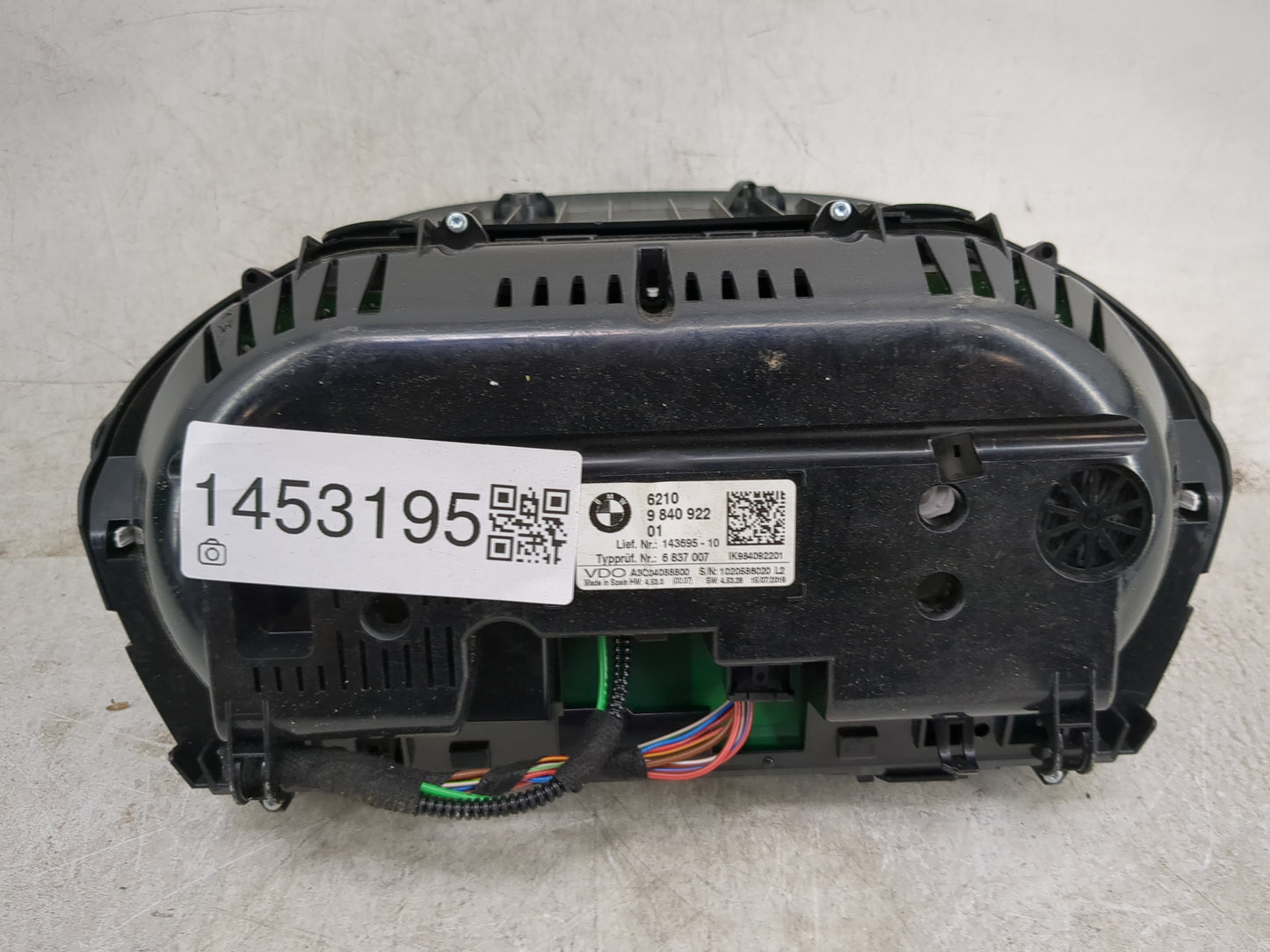 2018-2020 Bmw X2 Instrument Cluster Speedometer Gauges P/N:9840922 143695-10, 6837007 Miles:168K Fits Fits 2018 2019 2020 20