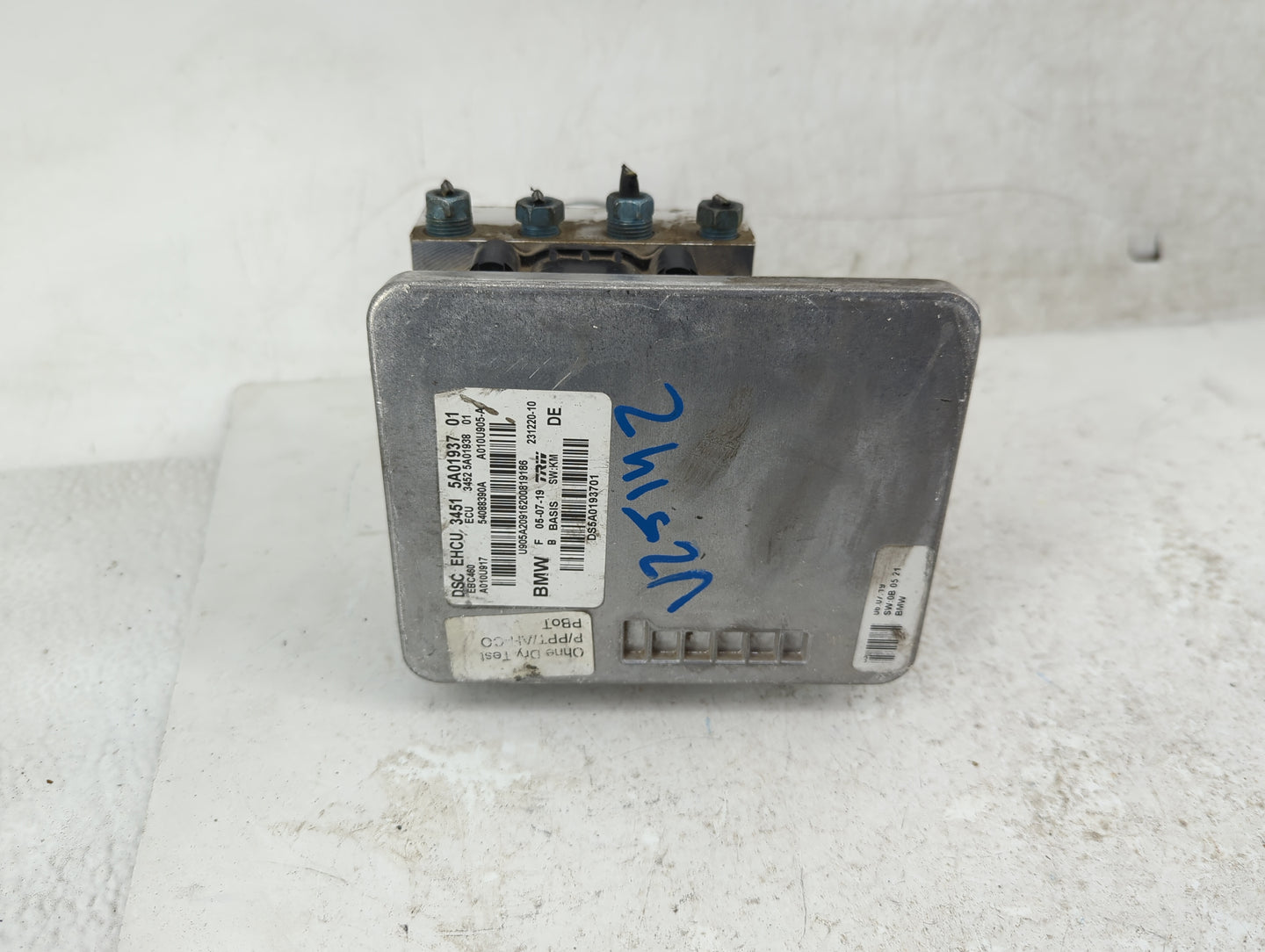 2018-2021 Bmw X3 ABS Pump Control Module Replacement P/N:5A01937 Fits Fits 2016 2017 2018 2019 2020 2021 OEM Used Auto Parts