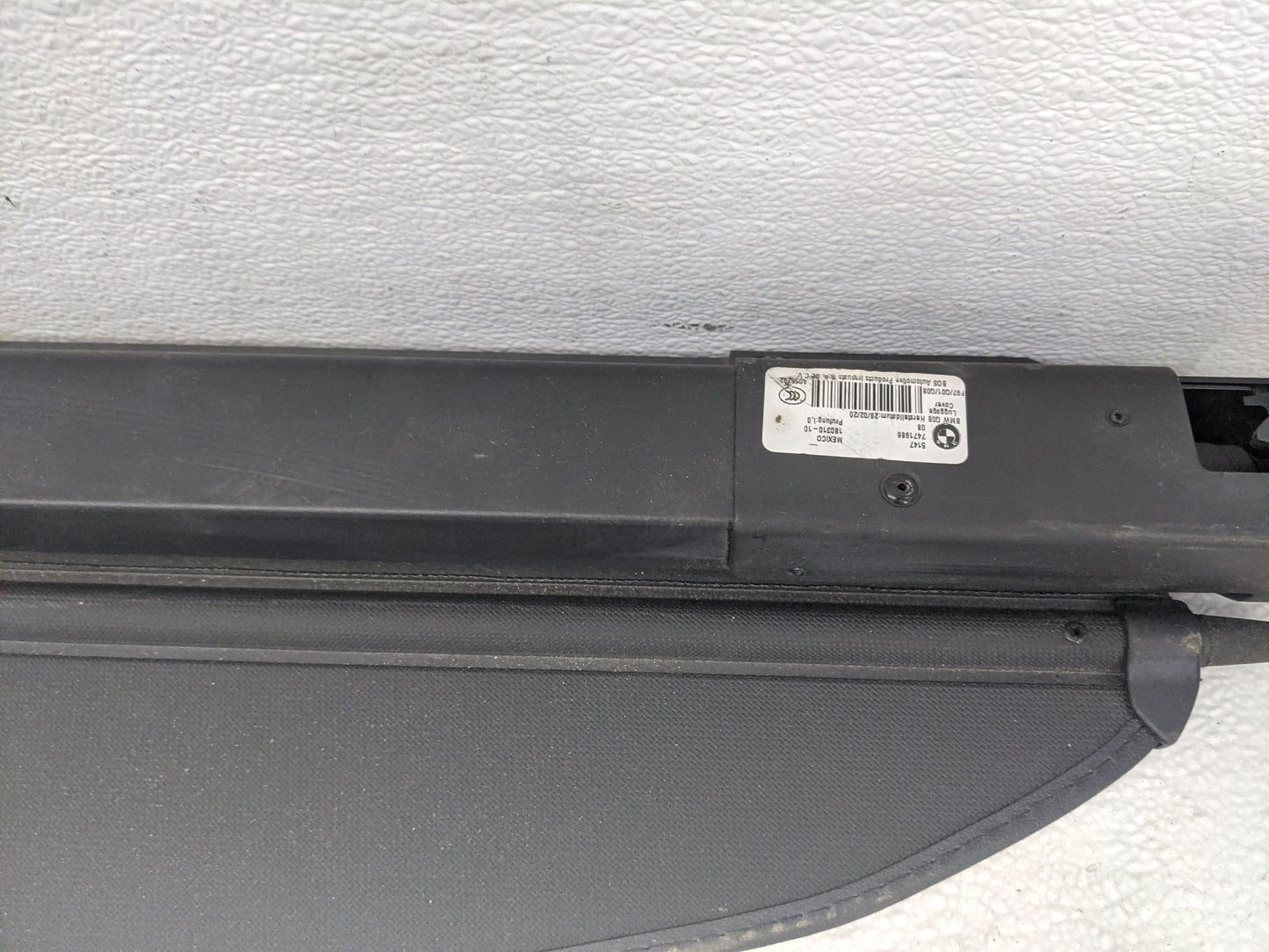 2020 Bmw X3 Rear Cargo Cover Storage Retractable Shade - Oemusedautoparts1.com
