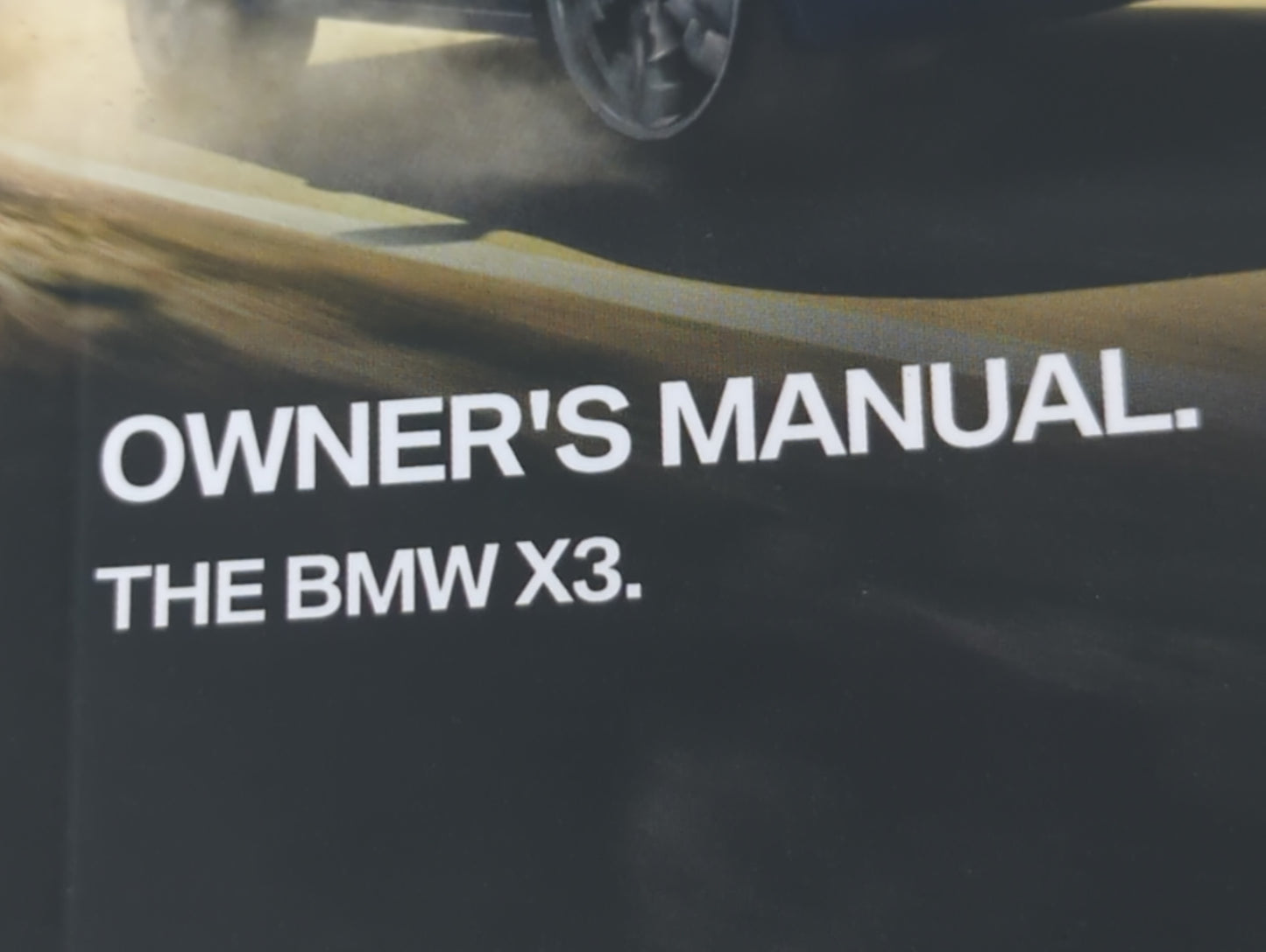 2020 Bmw X3 Owners Manual Book Guide OEM Used Auto Parts - Oemusedautoparts1.com