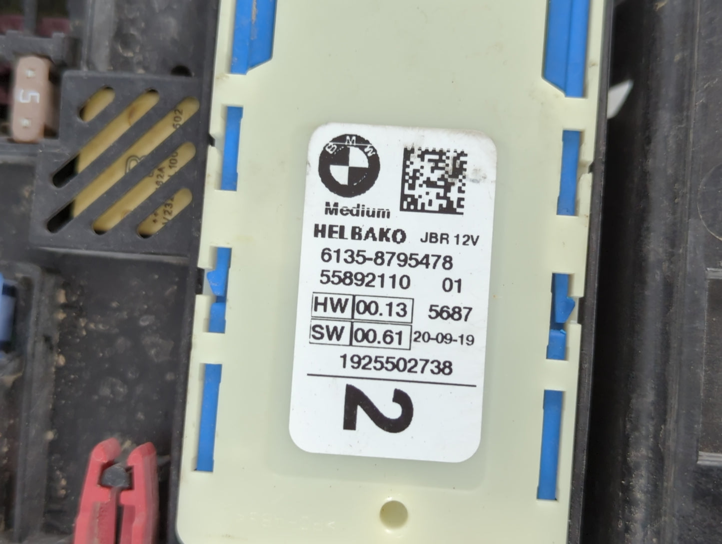 2020 Bmw X3 Fusebox Fuse Box Panel Relay Module P/N:55892110 6135-8795478 Fits OEM Used Auto Parts - Oemusedautoparts1.com