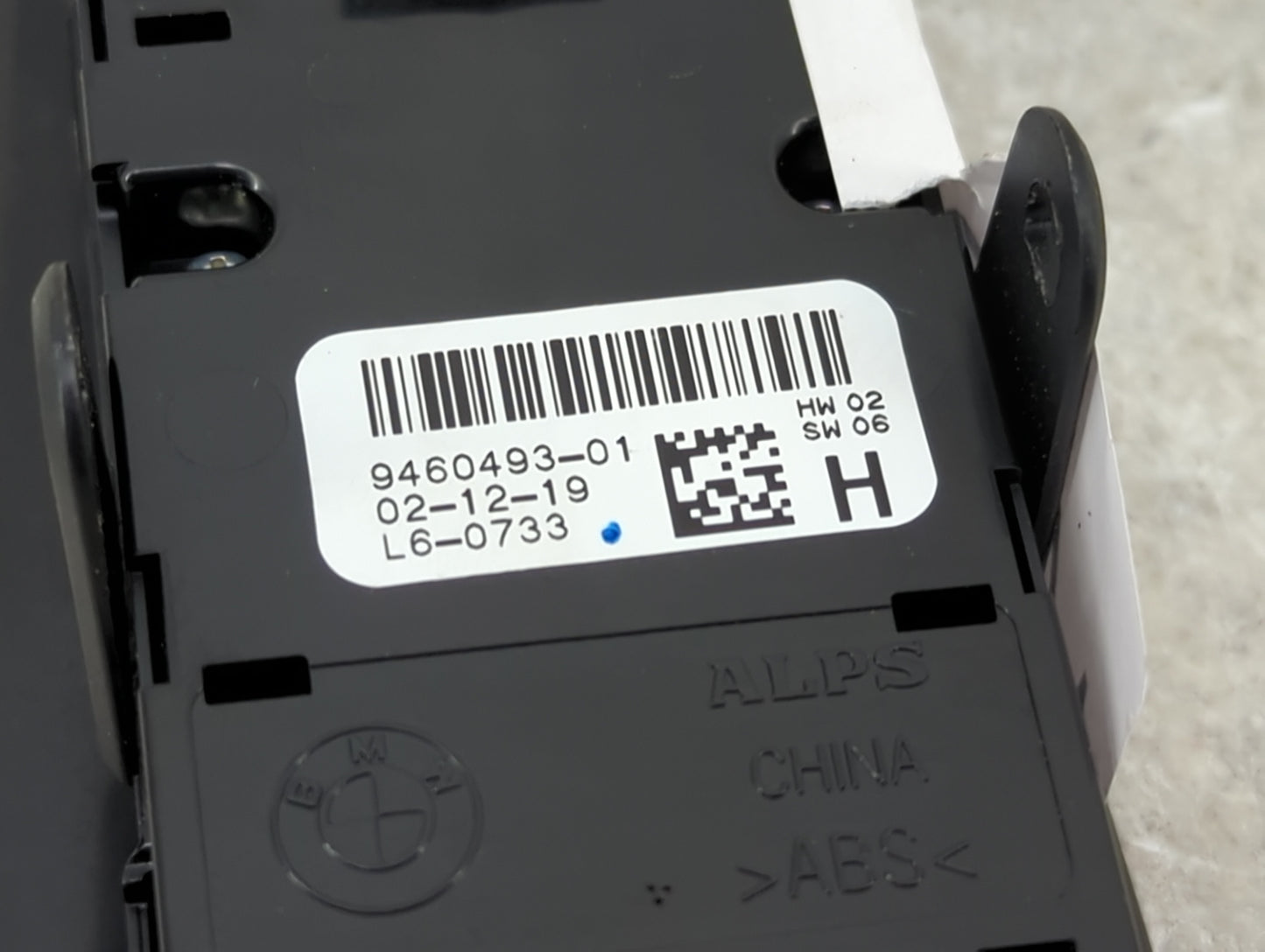 2019-2021 Bmw X7 Master Power Window Switch Replacement Driver Side Left P/N:9460493-01 L6-0733 Fits Fits 2019 2020 2021 OEM