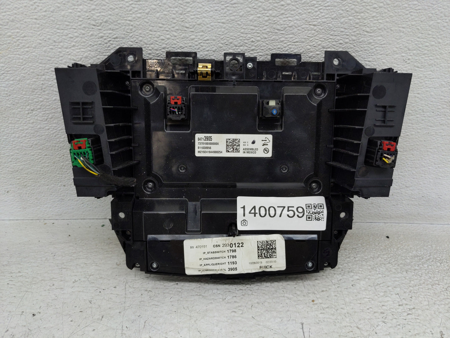 2020 Buick Enclave Radio AM FM Cd Player Receiver Replacement P/N:84713905 Fits Fits 2021 2022 OEM Used Auto Parts - Oemused