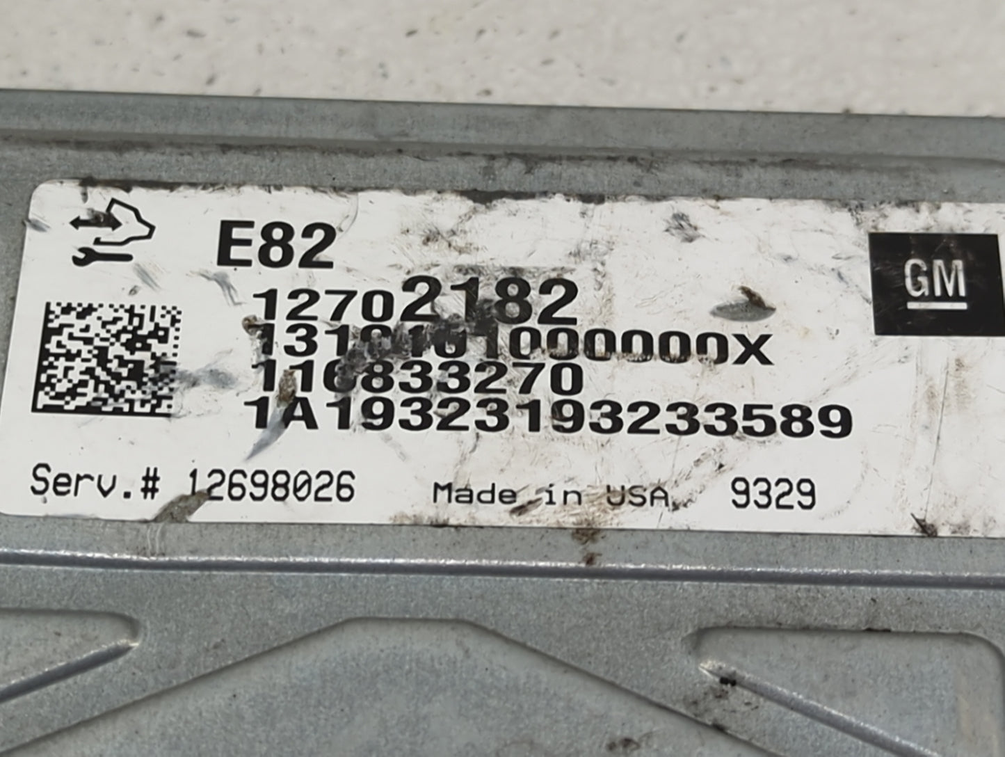2018-2020 Buick Enclave PCM Engine Control Computer ECU ECM PCU OEM P/N:12702182 12698026 Fits OEM Used Auto Parts - Oemused
