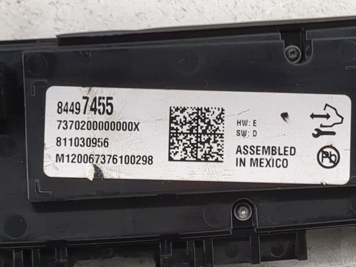2018-2020 Buick Enclave Climate Control Module Temperature AC/Heater Replacement P/N:84497455 7370200000000X Fits OEM Used A