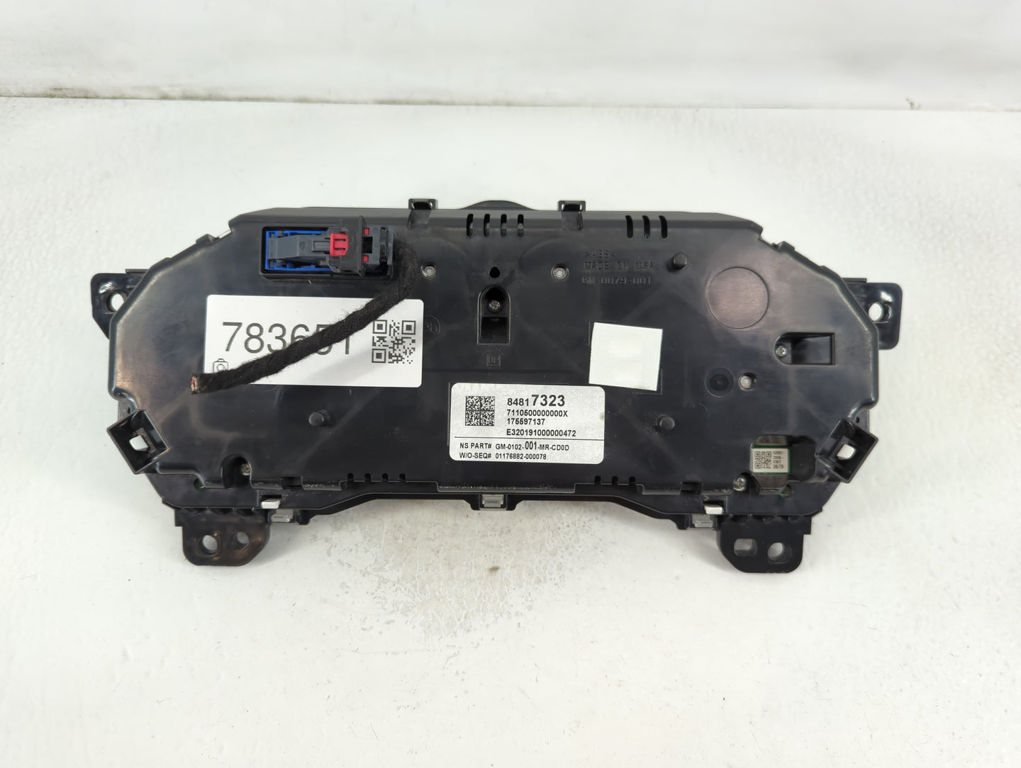 2020 Buick Enclave Instrument Cluster Speedometer Gauges P/N:84817323 Fits OEM Used Auto Parts - Oemusedautoparts1.com