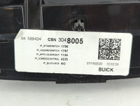 2020 Buick Enclave Information Radio Display Screen 785360 - Oemusedautoparts1.com