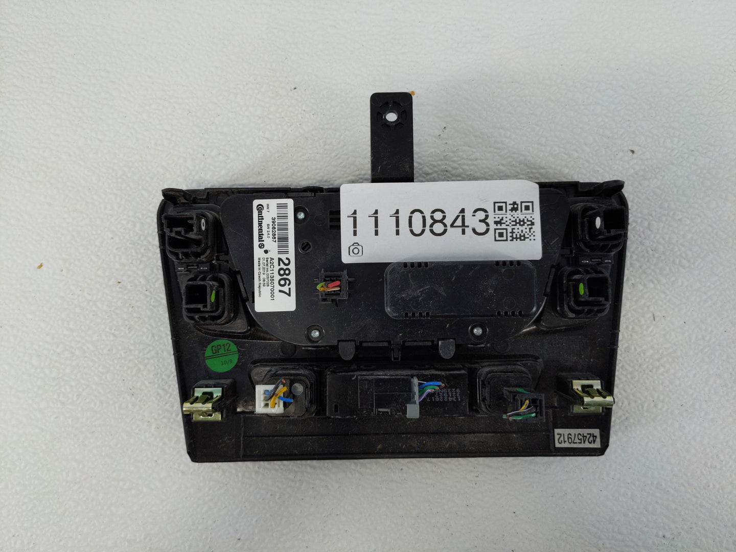 2017-2020 Buick Encore Climate Control Module Temperature AC/Heater Replacement P/N:39082867 Fits Fits 2017 2018 2019 2020 O