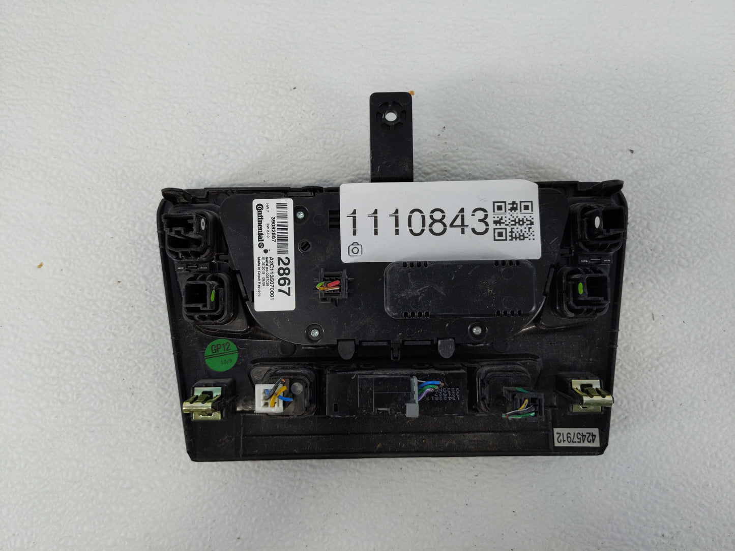 2017-2020 Buick Encore Climate Control Module Temperature AC/Heater Replacement P/N:39082867 Fits Fits 2017 2018 2019 2020 O