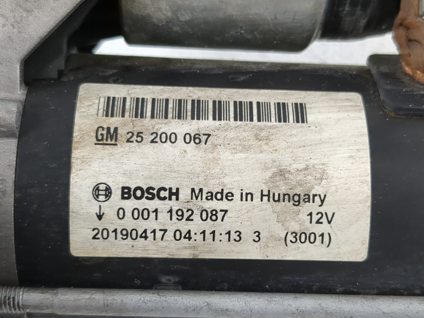 2014-2021 Buick Encore Car Starter Motor Solenoid OEM P/N:25 200 067 Fits Fits 2014 2015 2016 2017 2018 2019 2020 2021 OEM U