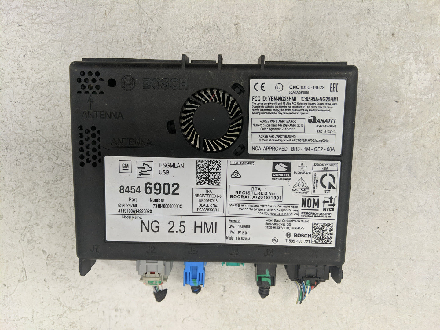 2020 Buick Encore Radio AM FM Cd Player Receiver Replacement P/N:84546902 Fits OEM Used Auto Parts - Oemusedautoparts1.com