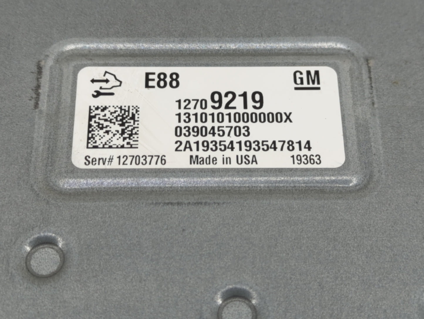 2020-2021 Buick Encore PCM Engine Control Computer ECU ECM PCU OEM P/N:039045703 12709219 Fits Fits 2020 2021 2022 OEM Used 