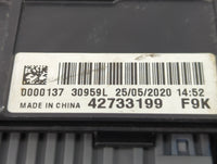 2020-2021 Buick Encore Fusebox Fuse Box Panel Relay Module P/N:42733199 Fits Fits 2020 2021 2022 OEM Used Auto Parts - Oemus
