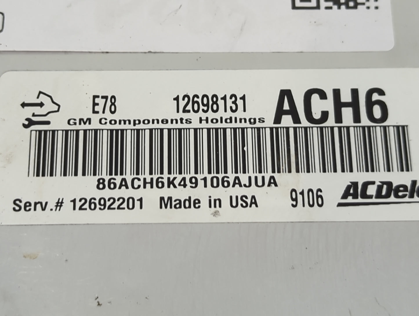 2017-2021 Buick Encore PCM Engine Control Computer ECU ECM PCU OEM P/N:12698131 Fits Fits 2017 2018 2019 2020 2021 OEM Used 
