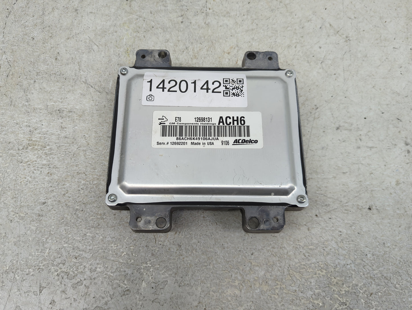 2017-2021 Buick Encore PCM Engine Control Computer ECU ECM PCU OEM P/N:12698131 Fits Fits 2017 2018 2019 2020 2021 OEM Used 