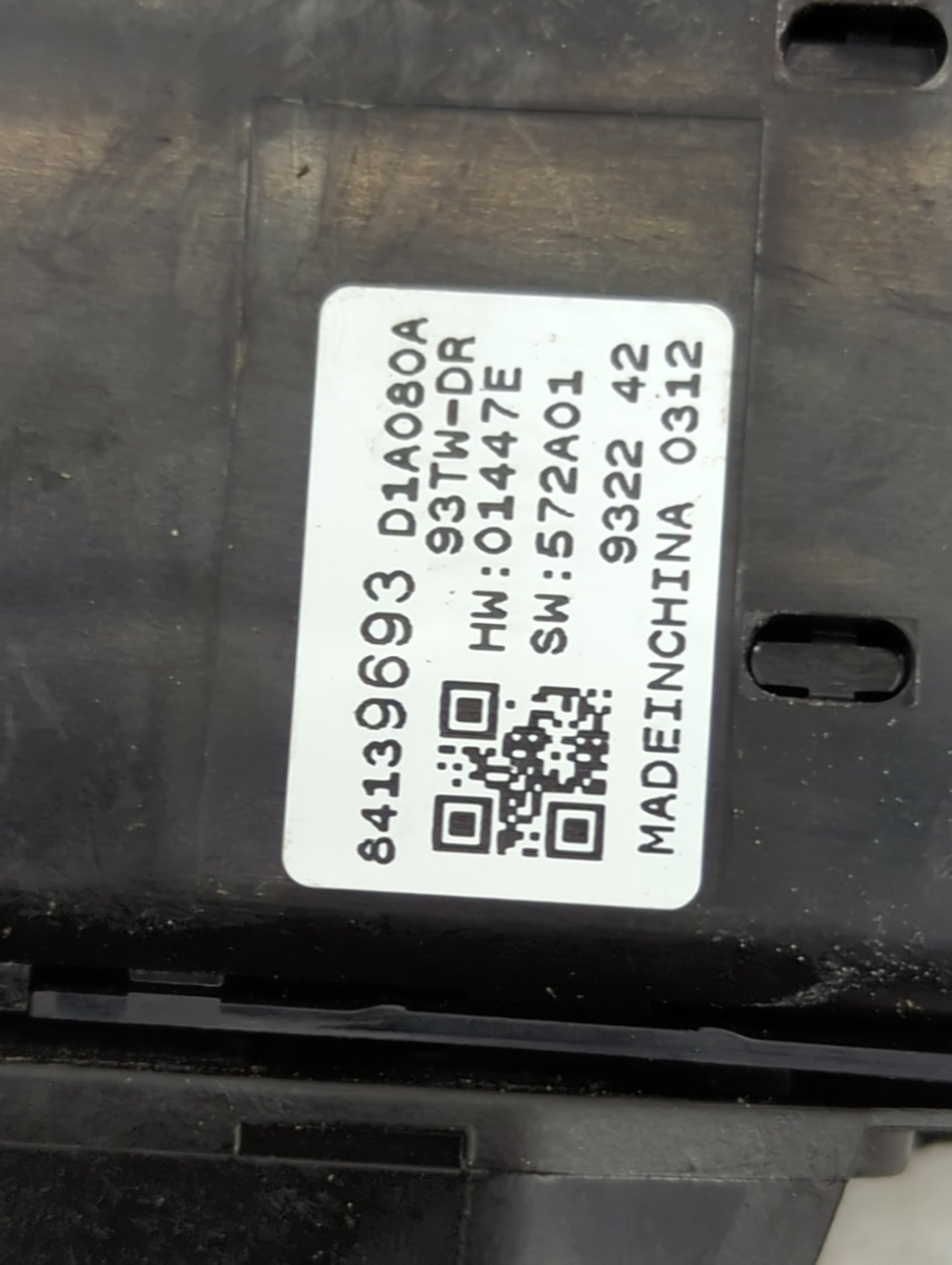 2020-2021 Buick Encore Master Power Window Switch Replacement Driver Side Left P/N:84139693 D1A080A Fits OEM Used Auto Parts