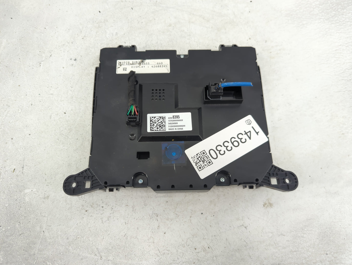 2020 Buick Encore Information Display Screen - Oemusedautoparts1.com