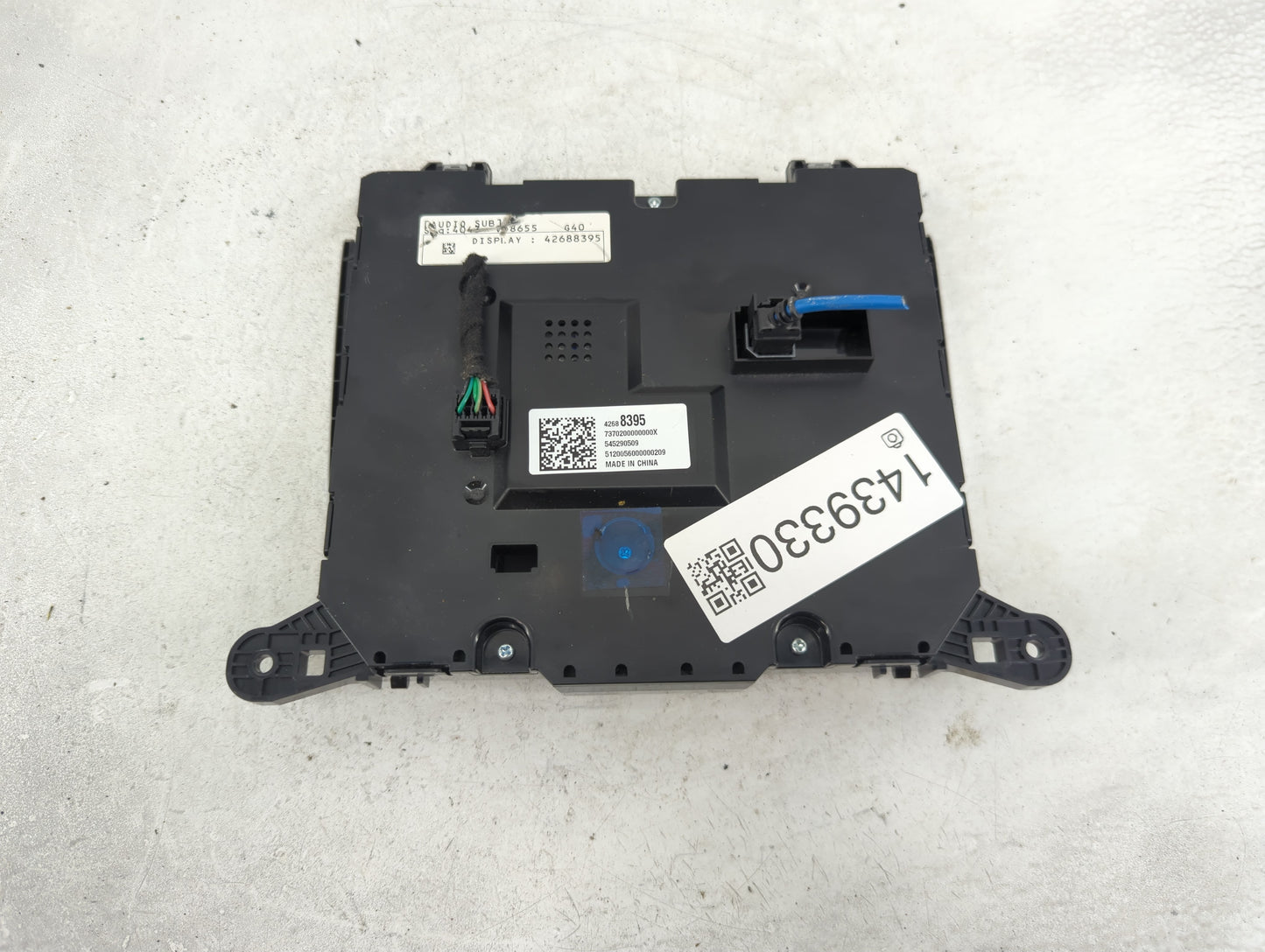 2020 Buick Encore Information Display Screen - Oemusedautoparts1.com