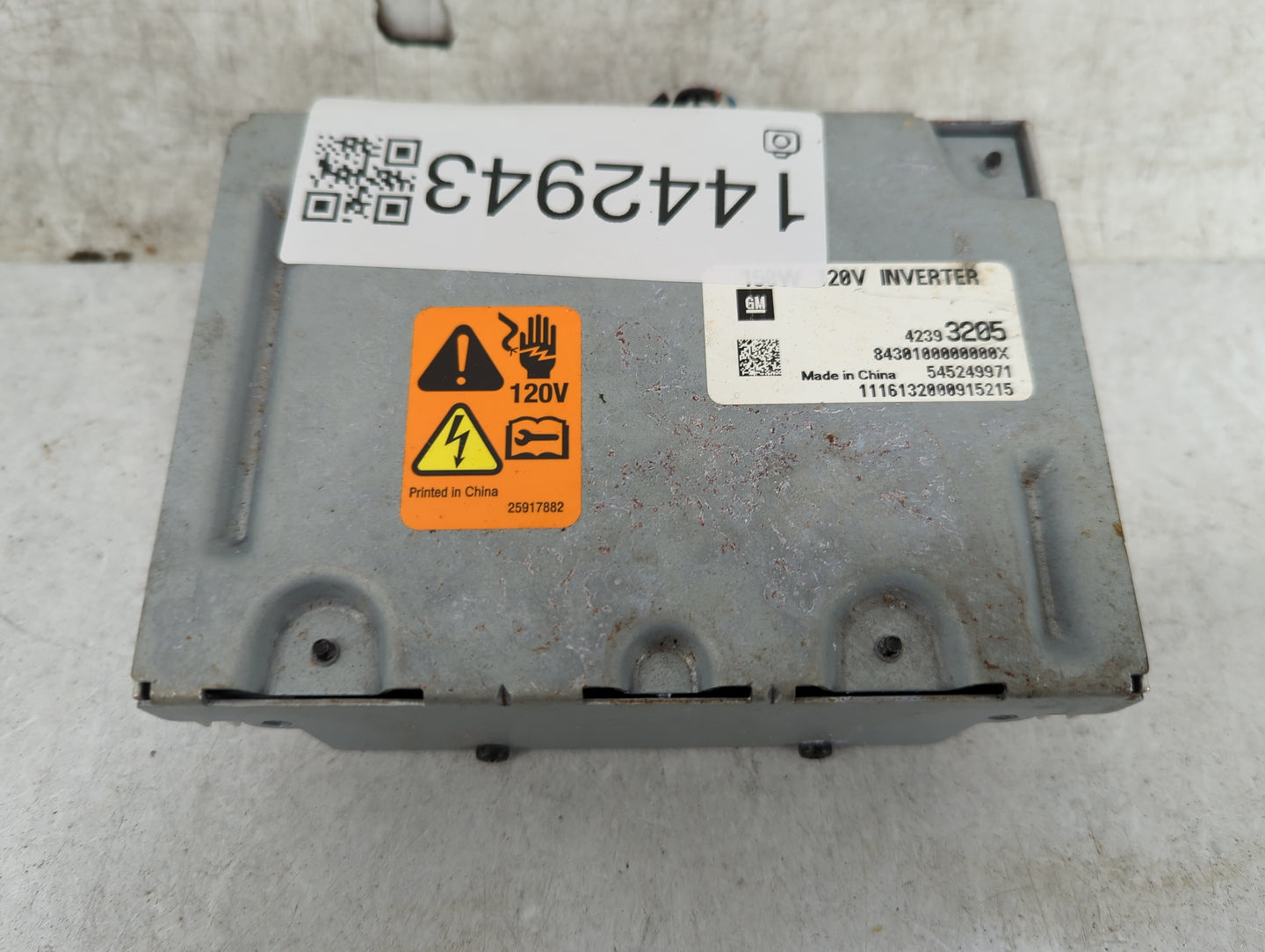 2015-2021 Buick Encore Power Converter Control Module 25917882|42393205 - Oemusedautoparts1.com