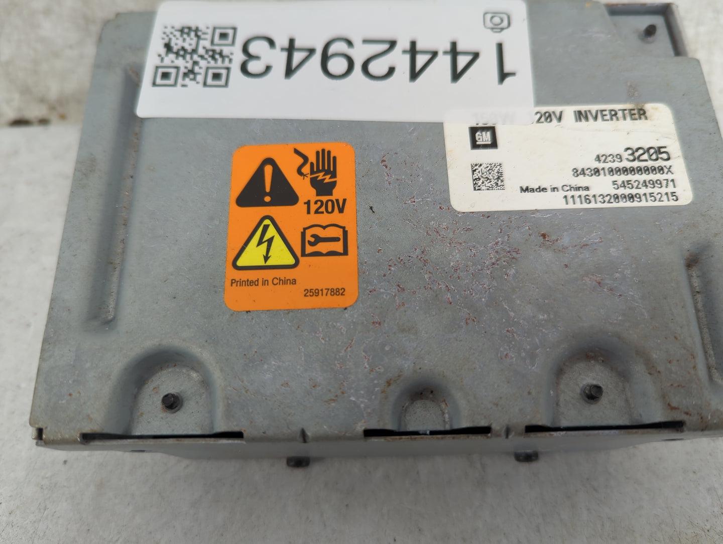 2015-2021 Buick Encore Power Converter Control Module 25917882|42393205 - Oemusedautoparts1.com