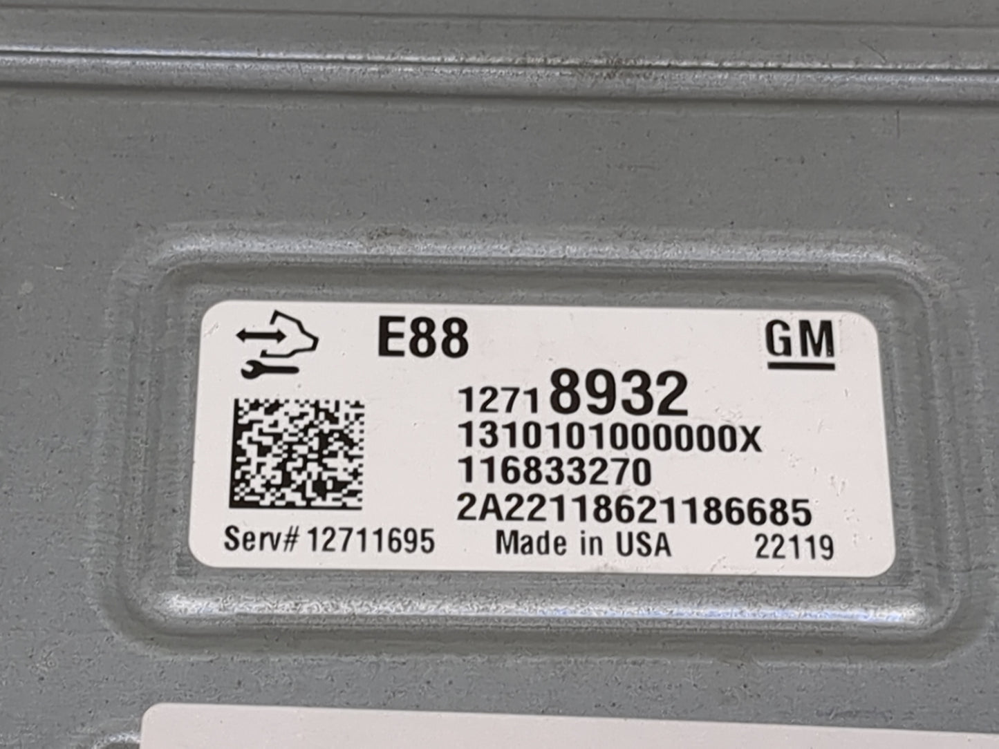 2020-2021 Buick Encore PCM Engine Control Computer ECU ECM PCU OEM P/N:12718932 12709219 Fits Fits 2020 2021 2022 OEM Used A