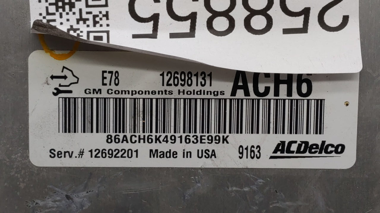 2017-2019 Buick Encore PCM Engine Control Computer ECU ECM PCU OEM P/N:12685776 12668986, 12692201 Fits Fits 2017 2018 2019 