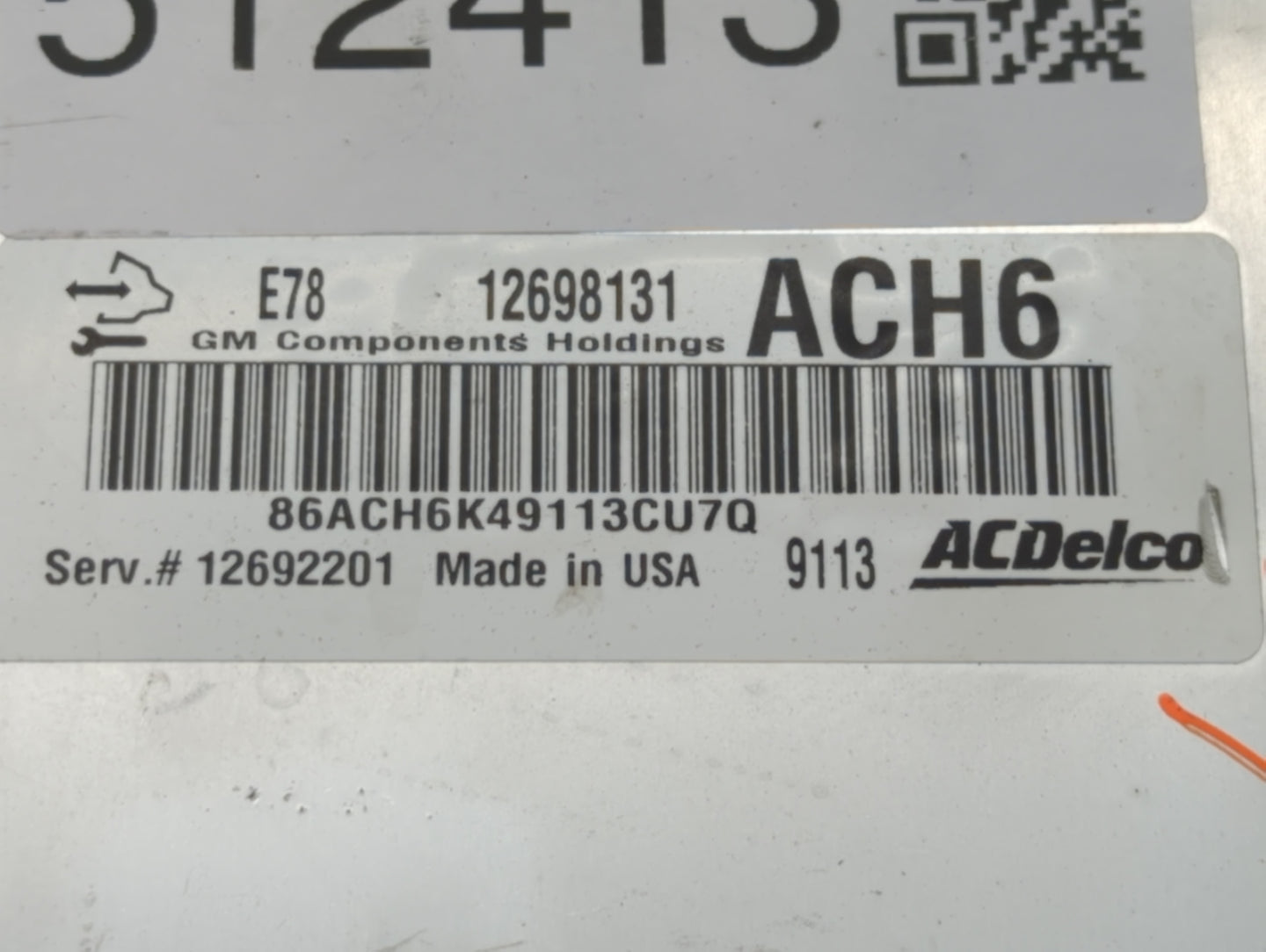 2017-2021 Buick Encore PCM Engine Control Computer ECU ECM PCU OEM P/N:1268131 Fits Fits 2017 2018 2019 2020 2021 OEM Used A