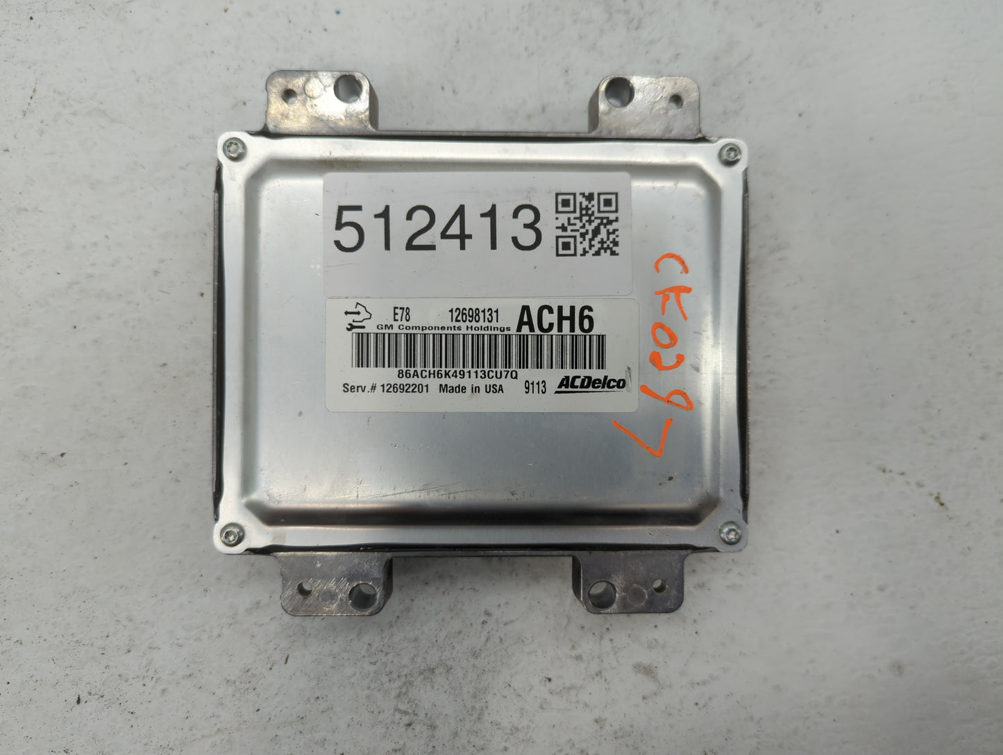 2017-2021 Buick Encore PCM Engine Control Computer ECU ECM PCU OEM P/N:1268131 Fits Fits 2017 2018 2019 2020 2021 OEM Used A