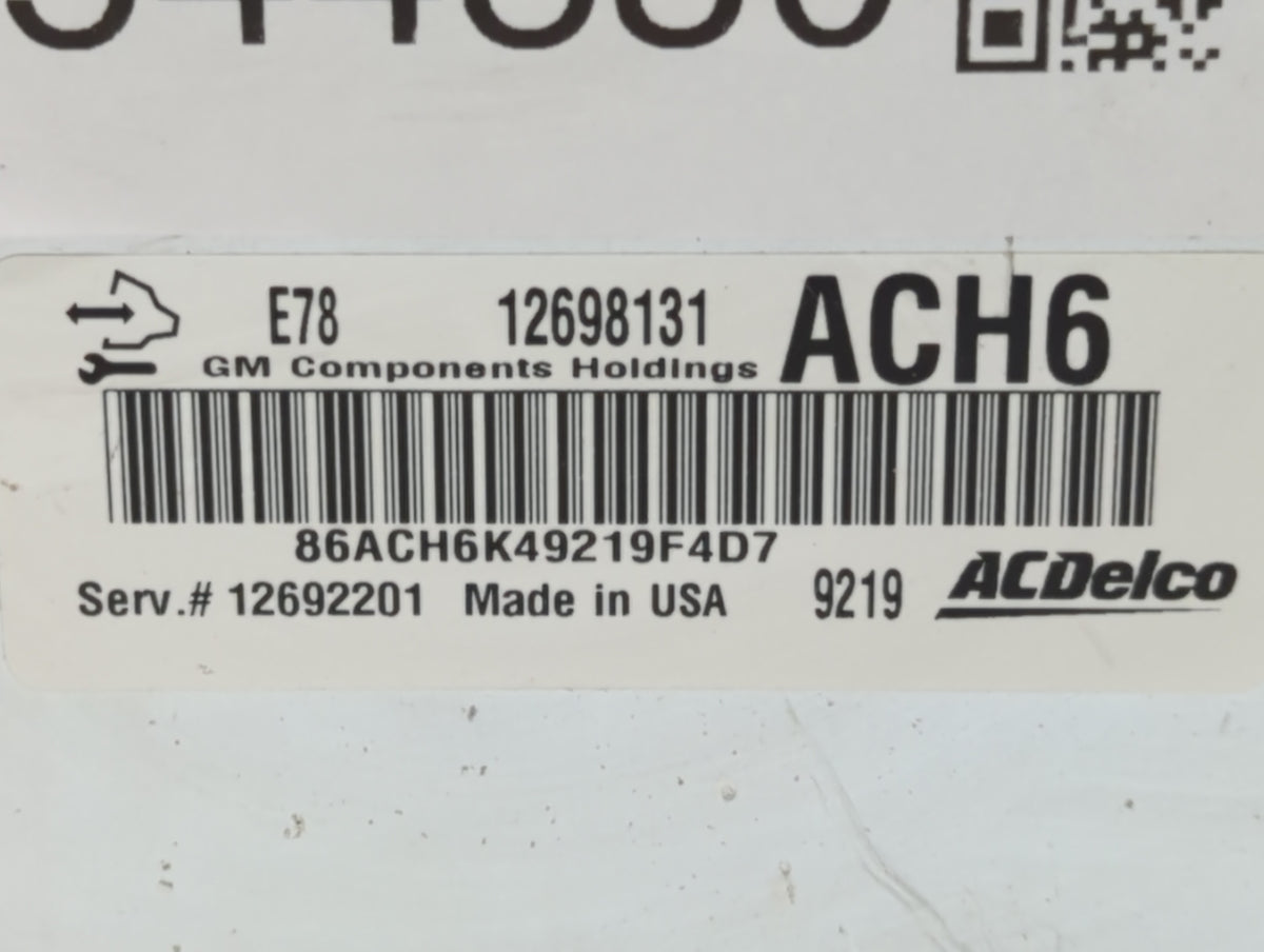 2017-2021 Buick Encore PCM Engine Control Computer ECU ECM PCU OEM P/N:12698131 Fits 2017 2018 2019 2020 2021 OEM Used Auto 