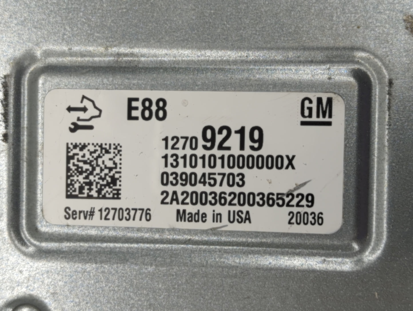 2017-2021 Buick Encore PCM Engine Control Computer ECU ECM PCU OEM P/N:12709219 Fits Fits 2017 2018 2019 2020 2021 OEM Used 