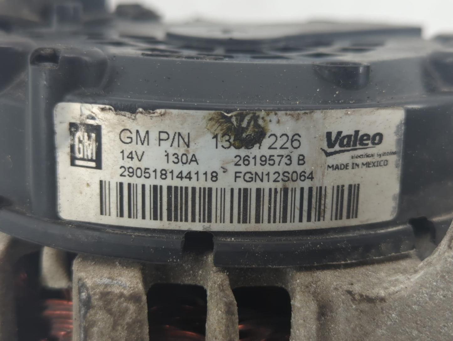 2013-2021 Buick Encore Alternator Replacement Generator Charging Assembly Engine OEM P/N:2619573 B 13537226 Fits OEM Used Au