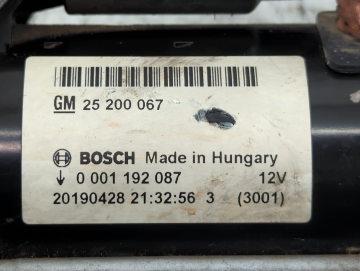 2014-2021 Buick Encore Car Starter Motor Solenoid OEM P/N:25 200 067 Fits Fits 2014 2015 2016 2017 2018 2019 2020 2021 OEM U