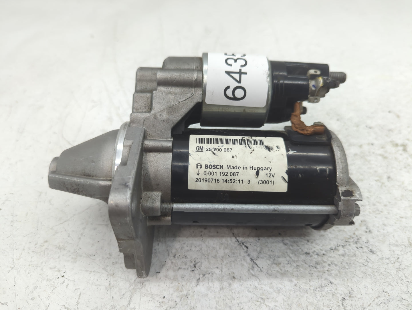 2014-2021 Buick Encore Car Starter Motor Solenoid OEM P/N:20190716 25 200 067 Fits Fits 2014 2015 2016 2017 2018 2019 2020 2