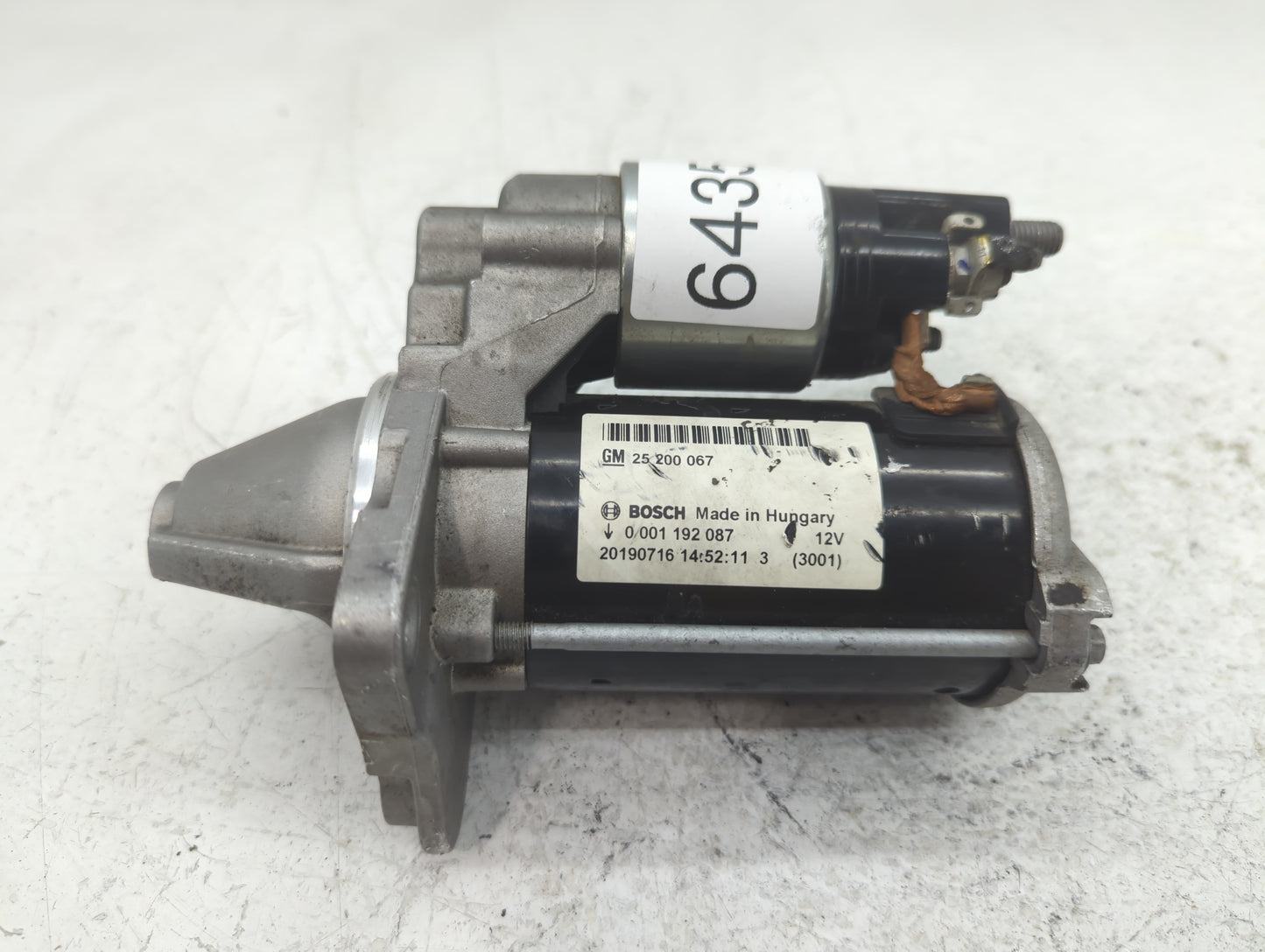 2014-2021 Buick Encore Car Starter Motor Solenoid OEM P/N:20190716 25 200 067 Fits Fits 2014 2015 2016 2017 2018 2019 2020 2