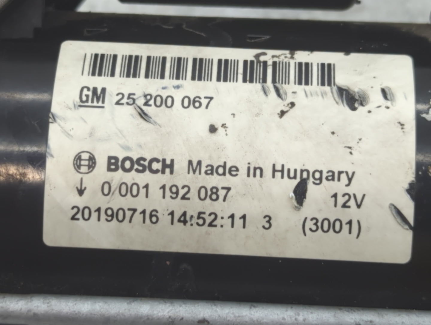 2014-2021 Buick Encore Car Starter Motor Solenoid OEM P/N:20190716 25 200 067 Fits Fits 2014 2015 2016 2017 2018 2019 2020 2