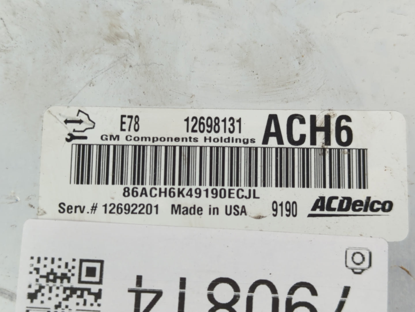 2017-2021 Buick Encore PCM Engine Control Computer ECU ECM PCU OEM P/N:12698131 Fits Fits 2017 2018 2019 2020 2021 OEM Used 
