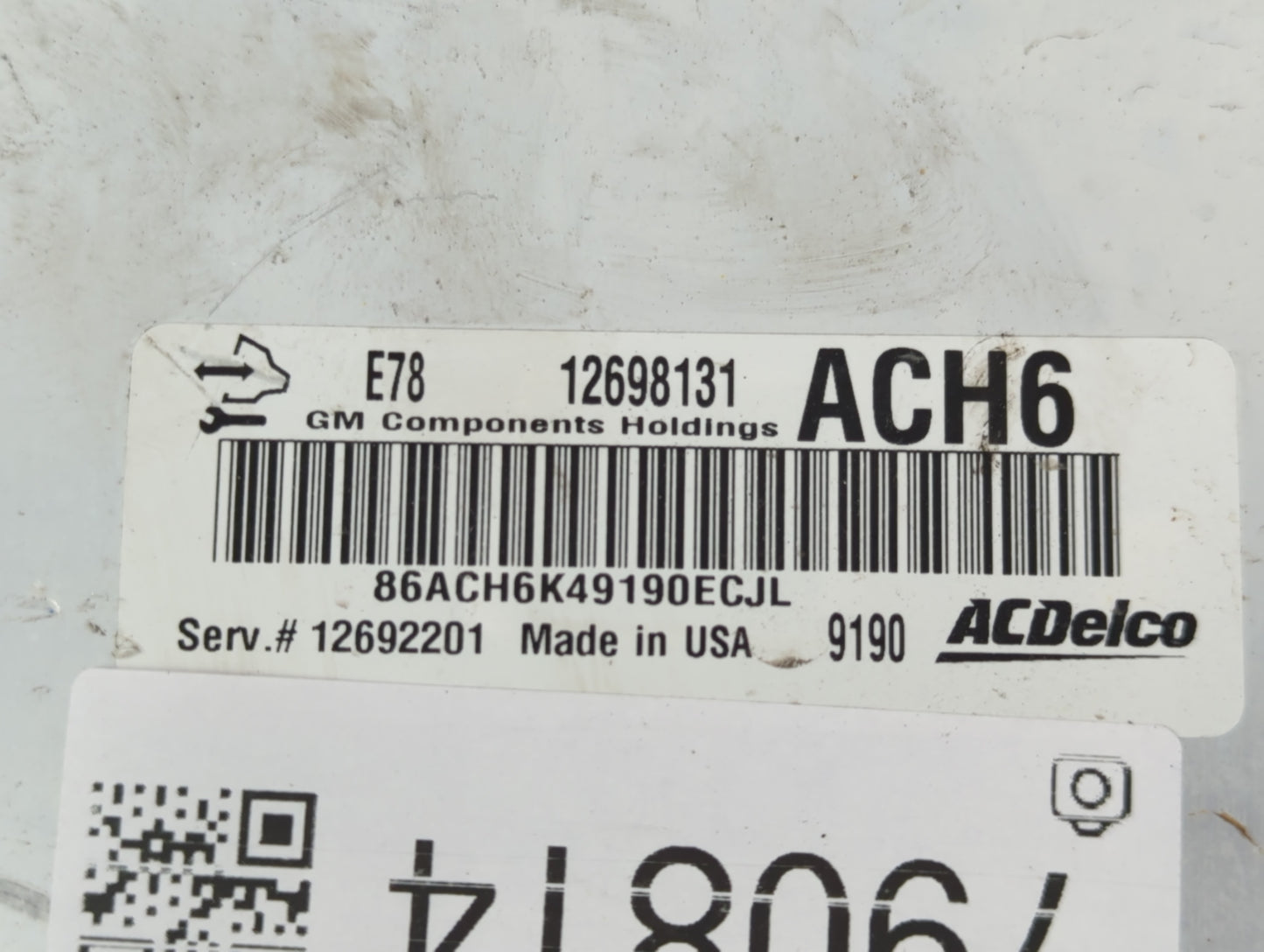 2017-2021 Buick Encore PCM Engine Control Computer ECU ECM PCU OEM P/N:12698131 Fits Fits 2017 2018 2019 2020 2021 OEM Used 