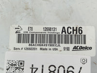 2017-2021 Buick Encore PCM Engine Control Computer ECU ECM PCU OEM P/N:12698131 Fits Fits 2017 2018 2019 2020 2021 OEM Used 