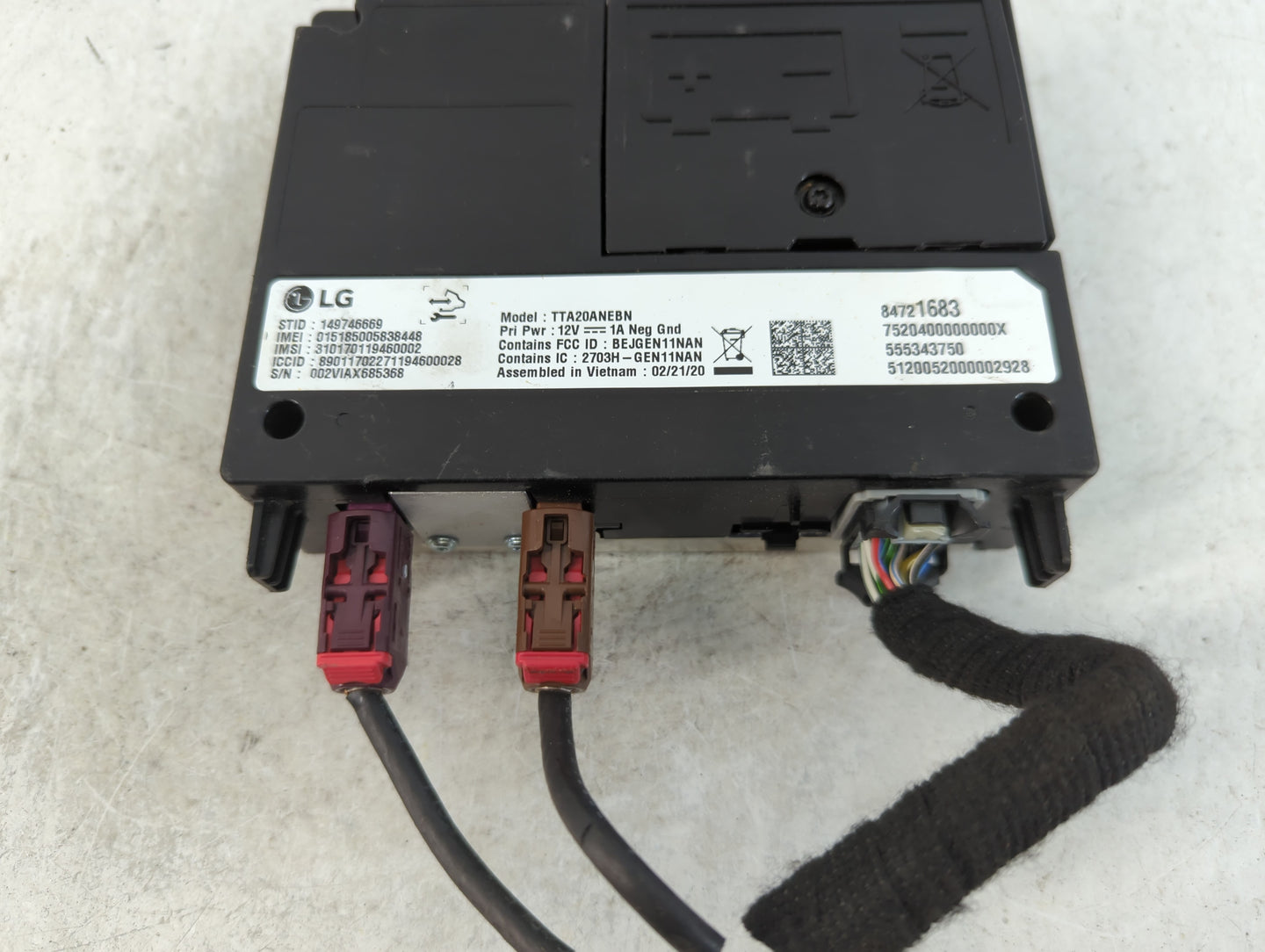 2020-2021 Buick Encore Gx Radio AM FM Cd Player Receiver Replacement P/N:149746669 Fits Fits 2020 2021 OEM Used Auto Parts -