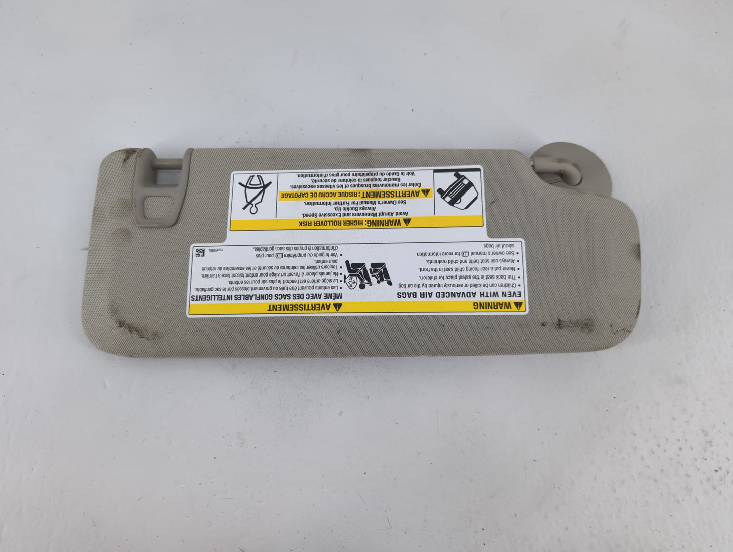 2016-2020 Buick Envision Sun Visor Shade Replacement Driver Left Mirror Fits Fits 2016 2017 2018 2019 2020 OEM Used Auto Par
