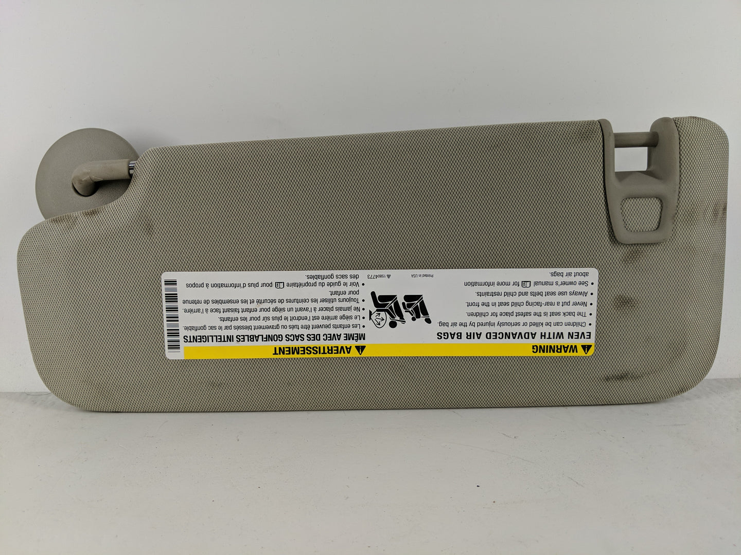 2016-2020 Buick Envision Sun Visor Shade Replacement Passenger Right Mirror Fits Fits 2016 2017 2018 2019 2020 OEM Used Auto