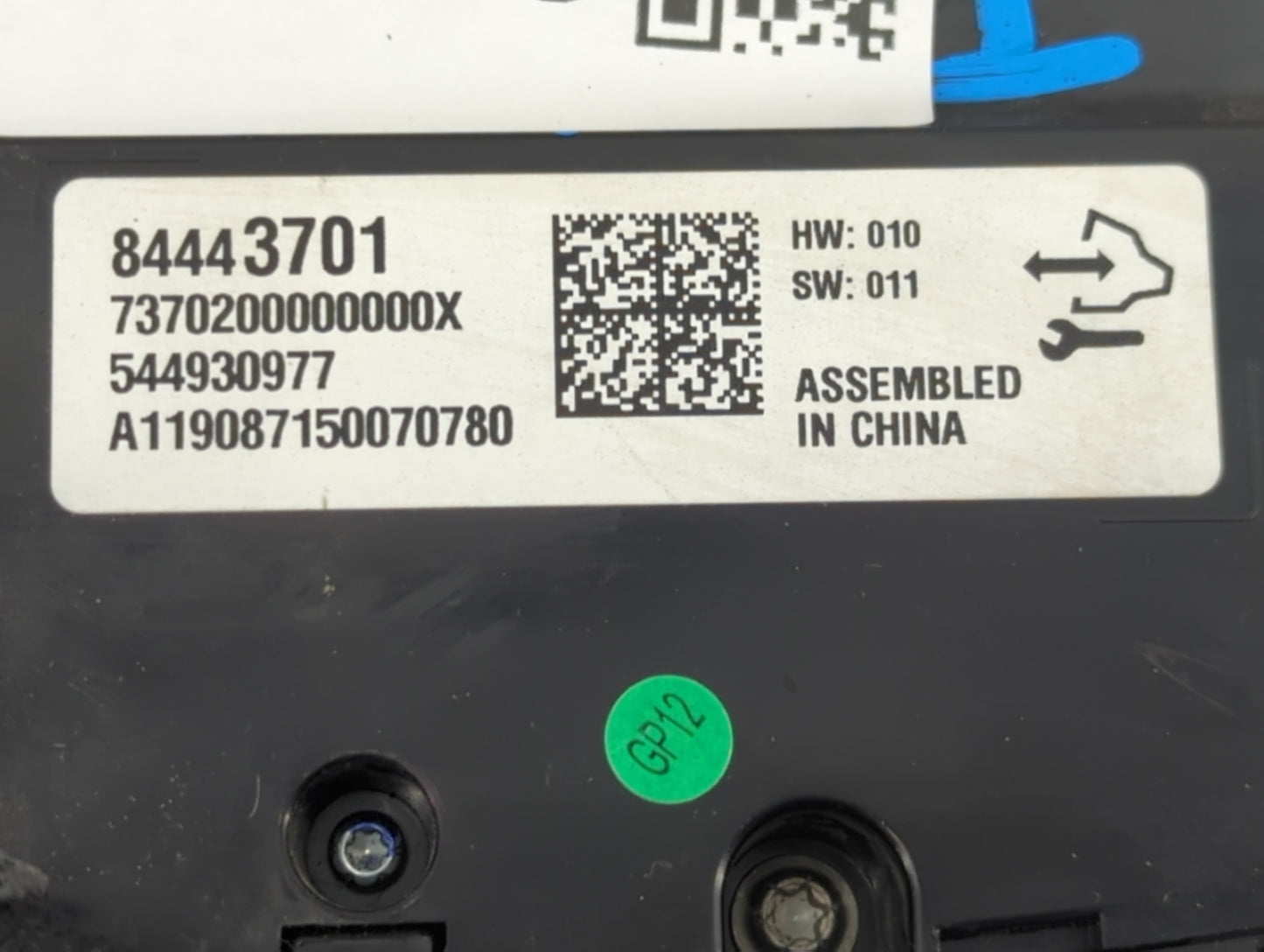 2016-2020 Buick Envision Climate Control Module Temperature AC/Heater Replacement P/N:84443701 13598833 Fits OEM Used Auto P