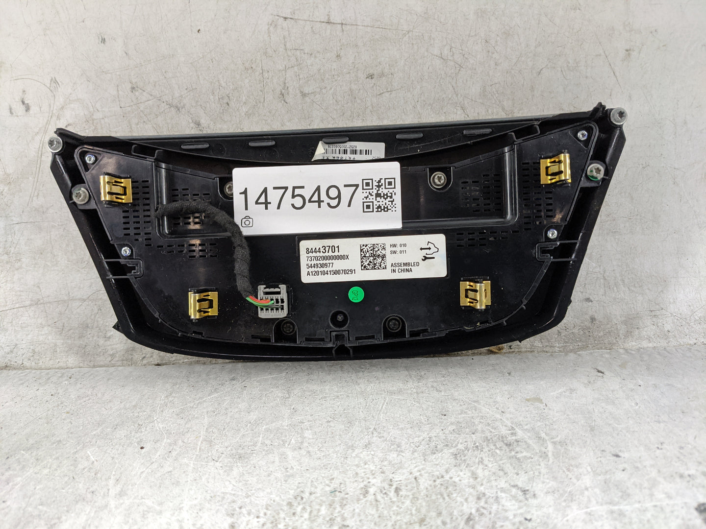 2016-2020 Buick Envision Climate Control Module Temperature AC/Heater Replacement P/N:84443701 7370200000000X Fits OEM Used 
