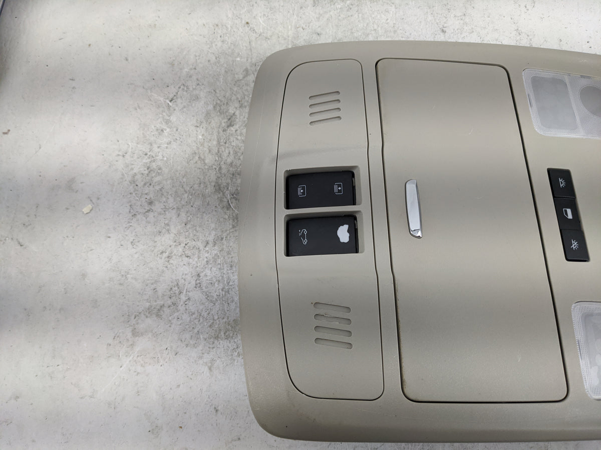 2019-2020 Buick Envision Overhead Console W/rear Climate Control Tan - Oemusedautoparts1.com