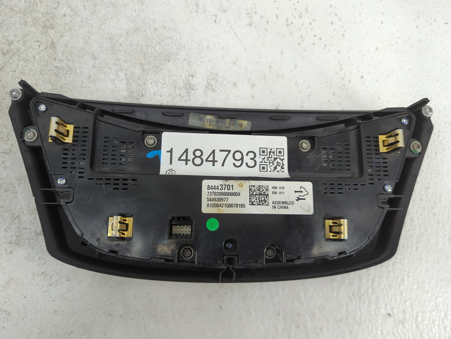 2016-2020 Buick Envision Climate Control Module Temperature AC/Heater Replacement P/N:84443701 7370200000000X Fits OEM Used 