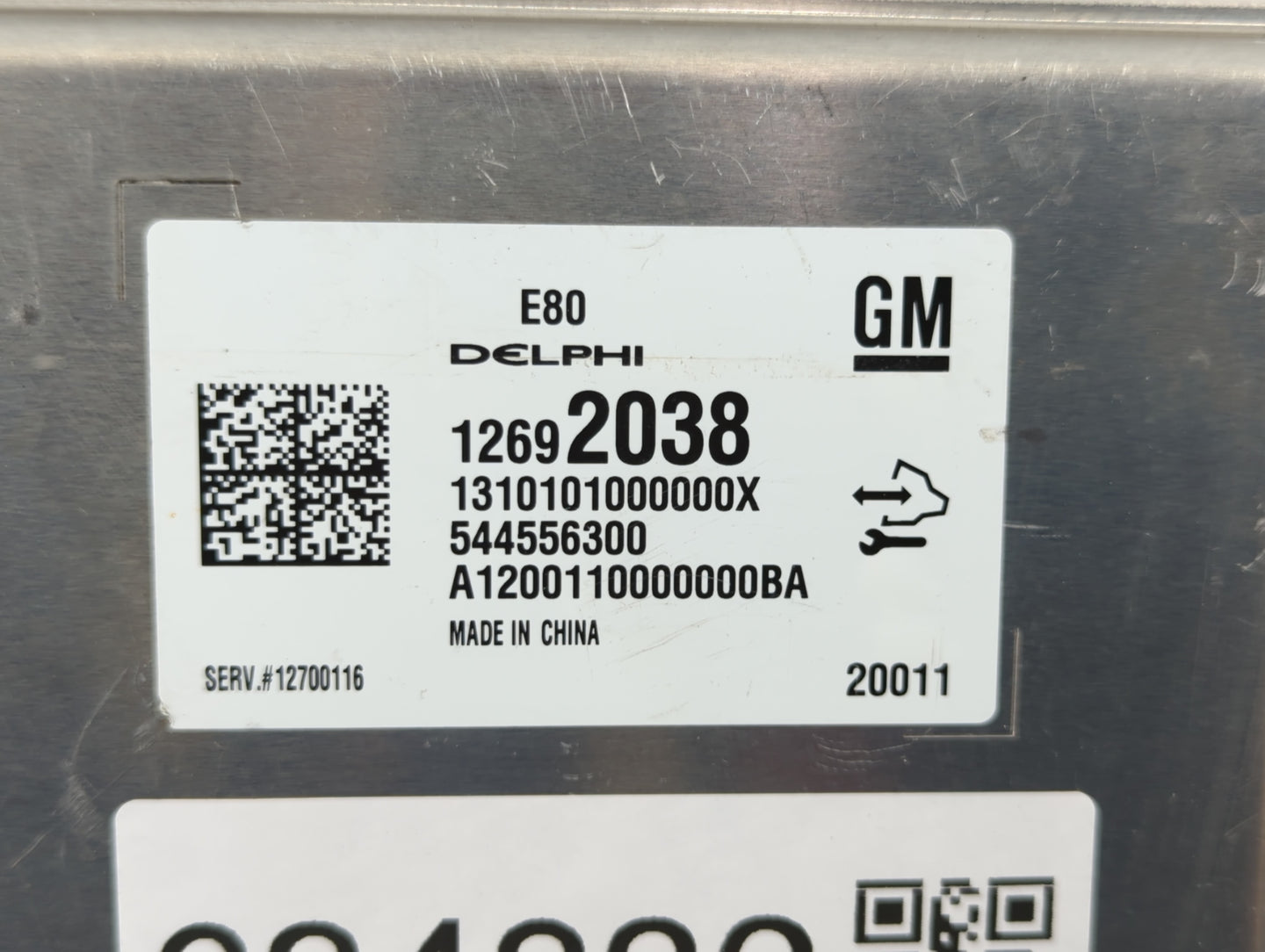 2020 Buick Envision PCM Engine Control Computer ECU ECM PCU OEM P/N:12692038 Fits Fits 2017 2018 2019 2021 2022 OEM Used Aut