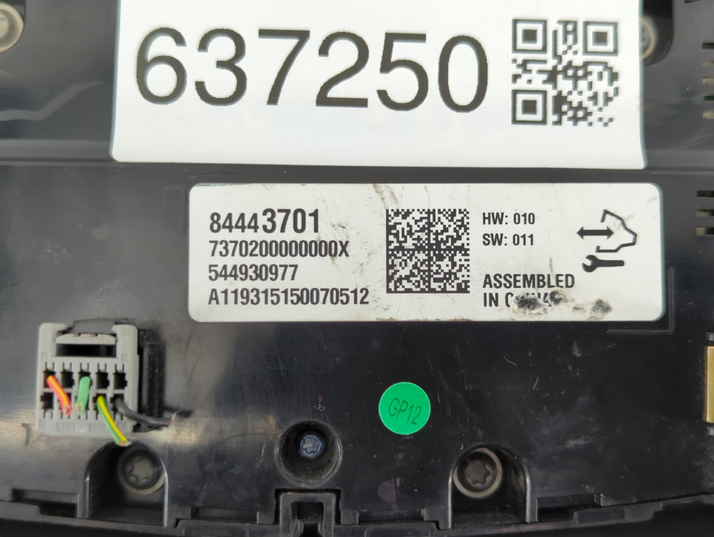 2016-2020 Buick Envision Climate Control Module Temperature AC/Heater Replacement P/N:84443701 Fits Fits 2016 2017 2018 2019