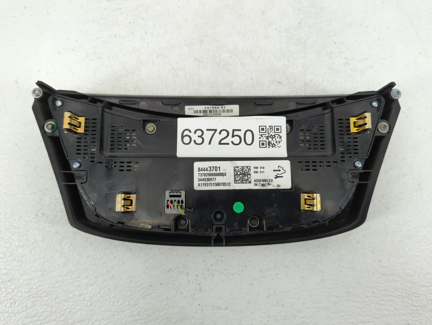 2016-2020 Buick Envision Climate Control Module Temperature AC/Heater Replacement P/N:84443701 Fits Fits 2016 2017 2018 2019