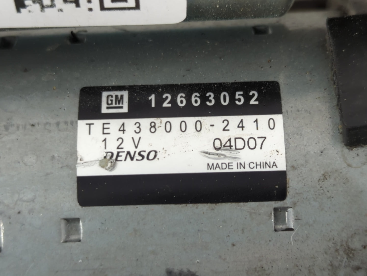 2016-2020 Buick Envision Car Starter Motor Solenoid OEM P/N:TE438000-2410 12663052 Fits Fits 2015 2016 2017 2018 2019 2020 2